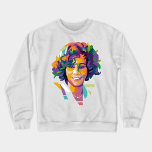 Whitney Houston Popart Uncurve Crewneck Sweatshirt
